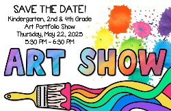 Art Portfolio Show Flyer